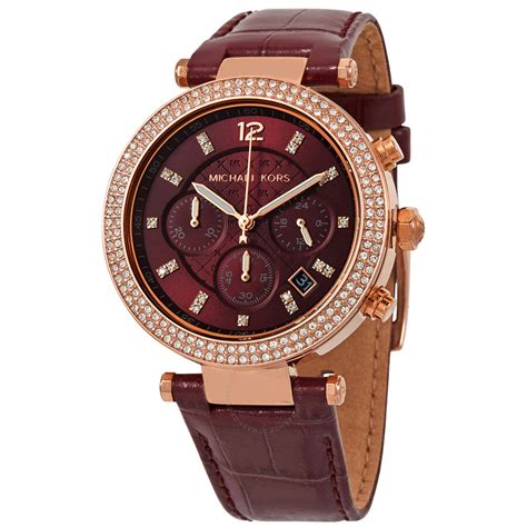 red michael kors watch